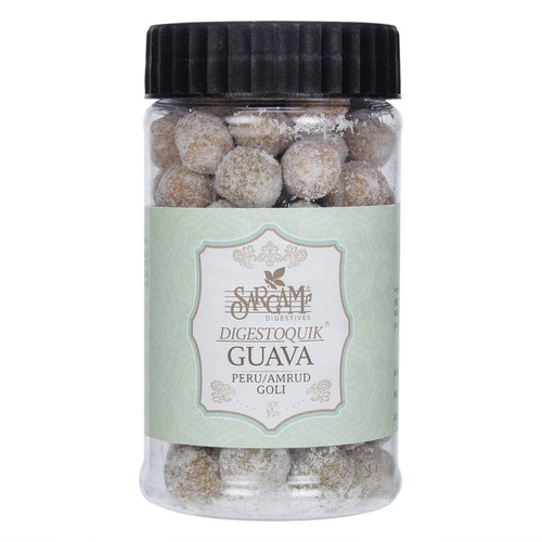 Sargam Mouth Fresheners Mukhwas Churan Digestive Guava Goli Guava is a rich in Vitamin C vitamin A antioxidants fibres folic acid niacin and magnesium which makes it one of the most wholesome fruits