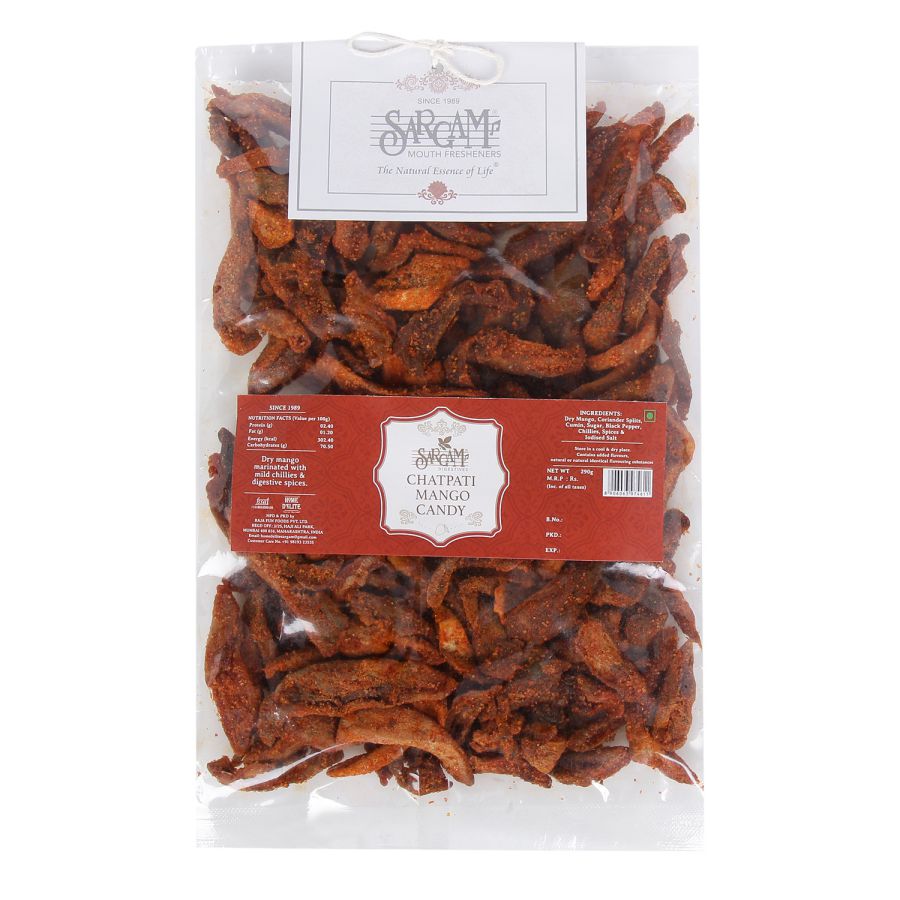 Sargam Mouth Fresheners Mukhwas Churan Digestive Chatpati Mango Candy Dry Mango marinated with mild chillies and digestive spices