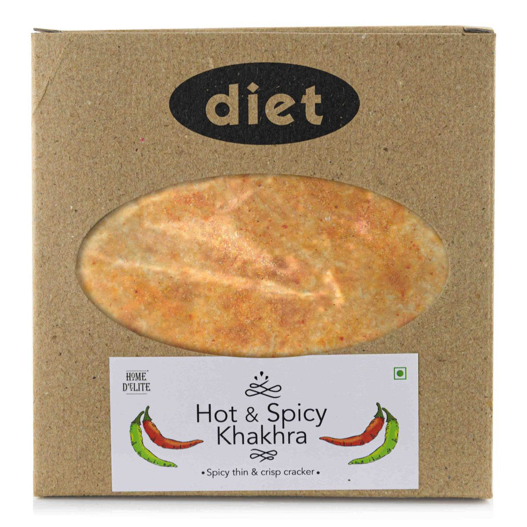 Home Delite Healthy Food Snacks Hot & Spicy Khakhra Spicy thin & crisp cracker