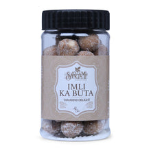 Load image into Gallery viewer, Sargam Mouth Fresheners Mukhwas Churan digestive imli ka buta A healthy digestive containing tamarind juice mixed with digestive spices, giving it a unique taste. Tamarind has multiple benefits related to digestion, cardiovascular health, essential nutrients and inflammation reduction.
