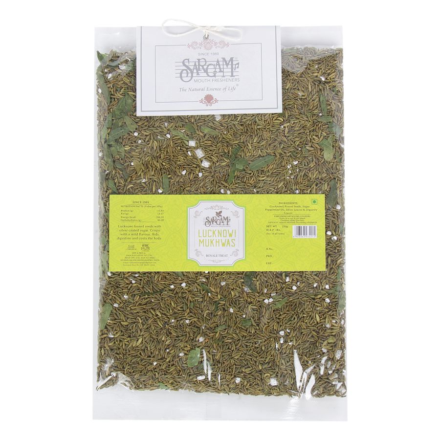 Sargam Mouth Fresheners Mukhwas Churan Digestive lucknowi mukhwas lucknowi fennel seeds with silver coated sugar crispy with a mild flavour aids digestion and cools the body