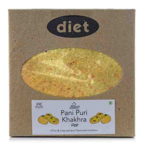 Home Delite Healthy Food Snacks Pani Puri Khakhra Thin and crisp panipuri flavoured cracker