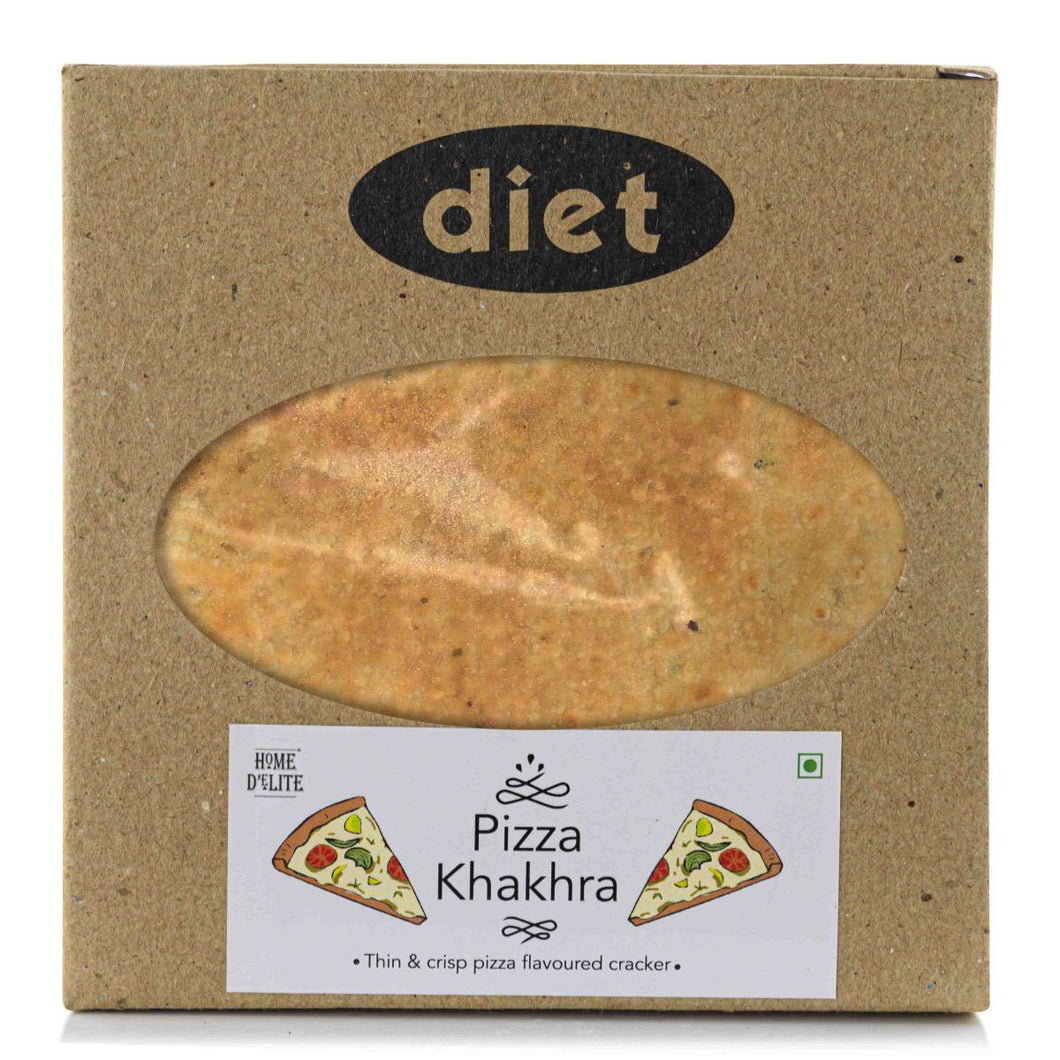 Home Delite Healthy Food Snacks Pizza Khakhra Thin and crisp pizza flavoured cracker