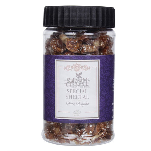 Sargam Mouth fresheners mukhwas churan digestive special sheetal Our best seller. Dried dates marinated with pure rose extract and mint, garnished with silver leaves. Freshens your palate instantly.
