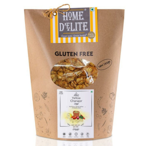 Home Delite Healthy Food Snacks Yellow Chanajor Nutritious, spiced yellow chickpeas discs